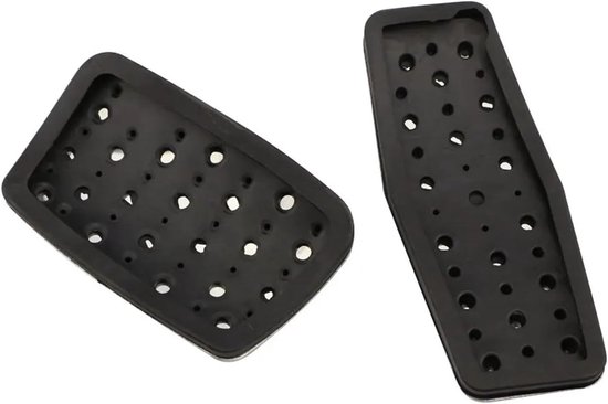 Pedaal Covers - Auto Pedalen - Verbeterde Grip - Aluminium Legering - 3 stuks - Zilver — afbeelding 5