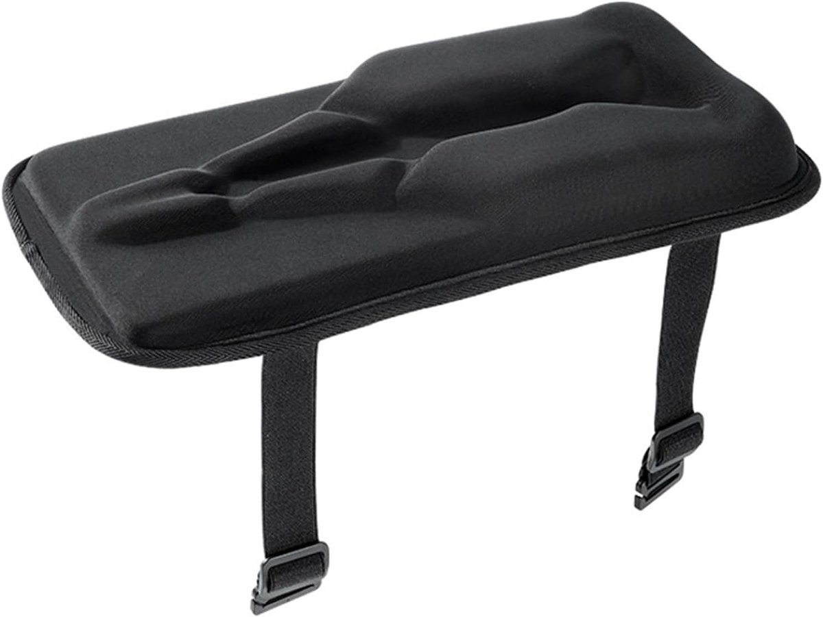 Fietsachterstoel - Kinderzitje Fiets - Veilig Fietsen - Ademend Oxford Zadel - 37 x 20 x 4 cm - Zwart