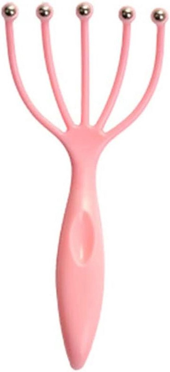 Hoofdhuid Massager - Krabber - Ontspanning - Wetenschappelijk ontwerp - 2 stuks - Roze
