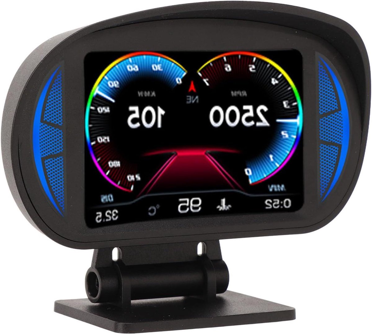 Voorruit Display - HUD Systeem - Veilige Rit - HD TFT LCD - 15 x 9 x 6 cm - Zwart
