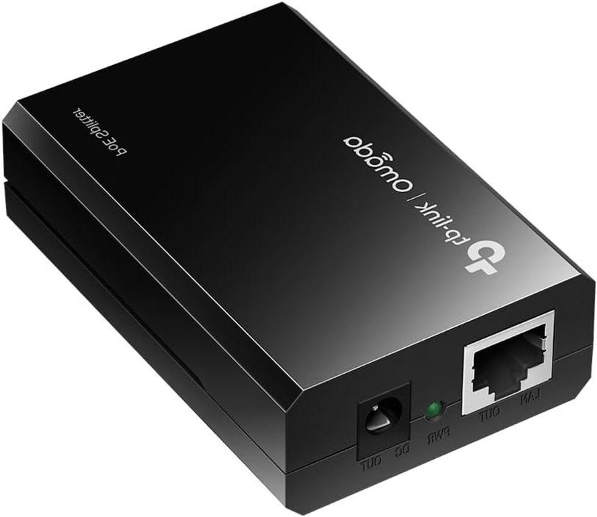 PoE Splitter - Netwerk Adapter - Stroom Leveren - Gigabit Snelheid - 100 Meter - Zwart