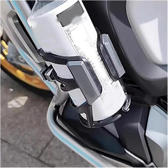 Motor Bekerhouder - Fles Houder - Comfortabel Rijden - Schokbestendig Ontwerp - 22-35 mm - Blauw — afbeelding 2