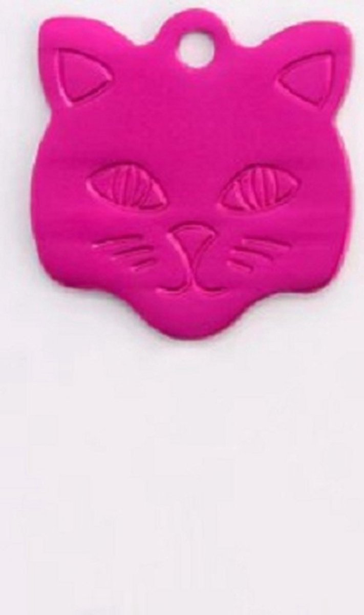 Kattenpenning Kitty roze