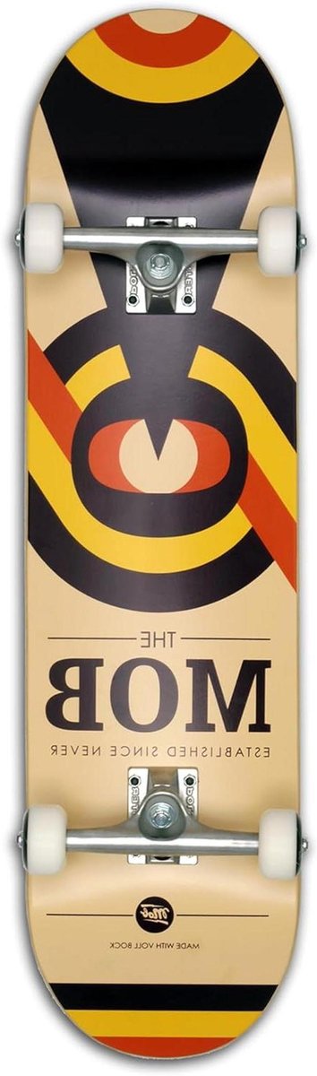 Compleet Skateboard Houten Board Street Skaten 7 Lagen Esdoornhout 8.25 Inch Eyechart Design