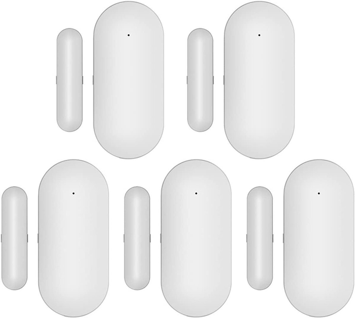 Draadloze Deurdetector - Raamsensor Alarm - Huis Beveiligen - Snelle Reactietijd - 5 Stuks - Wit