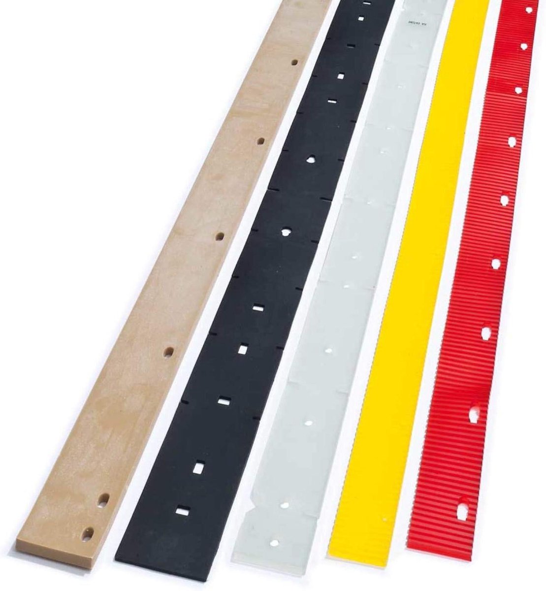 Zuiglippen Set - Rubberen Lippen - Vloeren Reinigen - Precisie Pasvorm - 385 x 24 mm - Zwart