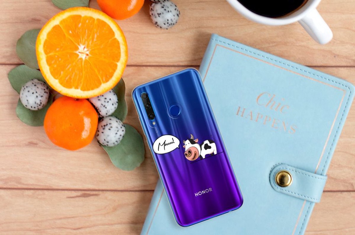 Honor 20 Lite Telefoonhoesje met Naam Cheeky Cow