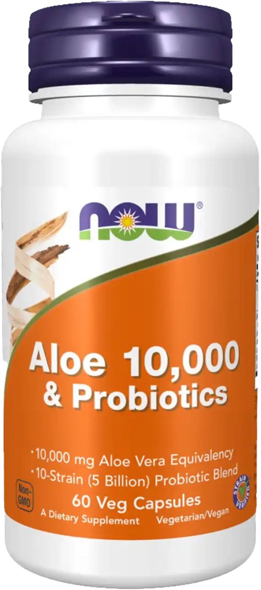 Aloe Vera 10000 & biotics - 60 v-caps