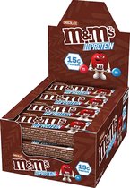M&M's Hi Protein - eiwitreep - Chocolade (bruin) - 12 x 51g