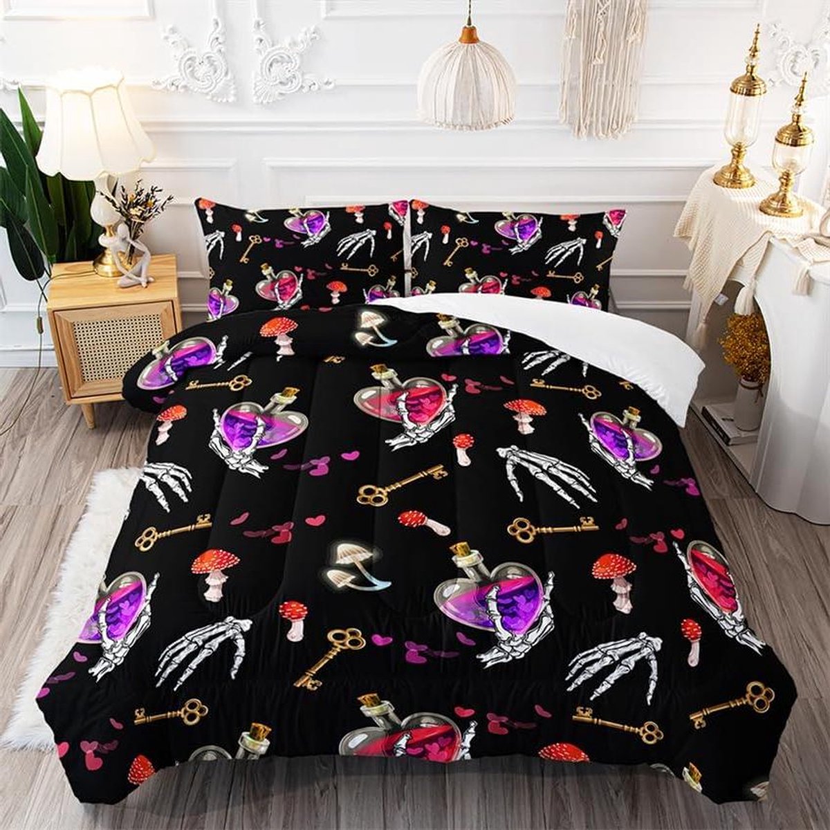 Dekbed set - Anti-allergie - Heerlijk slapen - Zachte microvezel - 200x200 cm - Wit