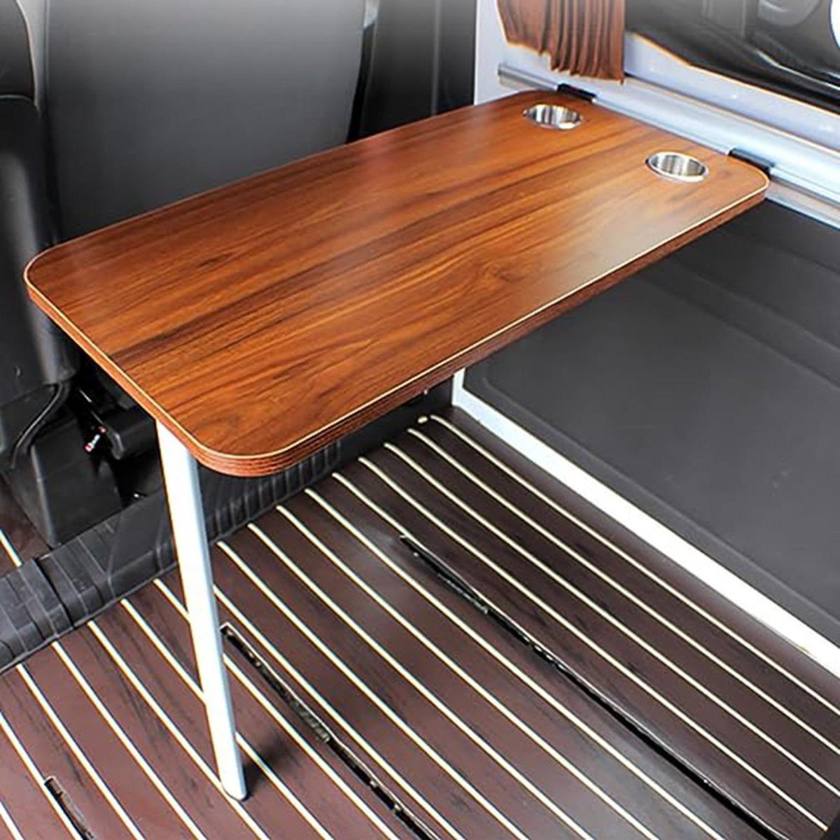 Vouwtabel Caravan - Buitentafel Opvouwbaar - Picknick Tafel - Met Bekerhouders - 20kg Draagkracht - Niet gespecificeerd