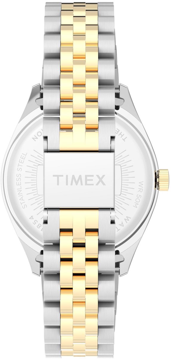 Timex Timex Legacy Kwarts Analoog Horloge Twee Toon Case: 100% Stainless Steel | Armband: 100% Stainless Steel 36 mm TW2W87400AJ