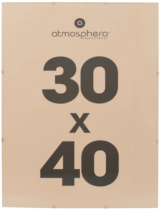 Cadre photo Atmosphera sans bordure - pour photo 30 x 40 cm - mdf/verre - Le cadre photo de base