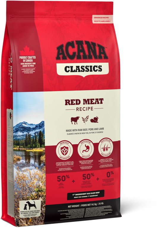 Acana Classics - Classic Red - Hondenvoer Brokken - 14.5 kg