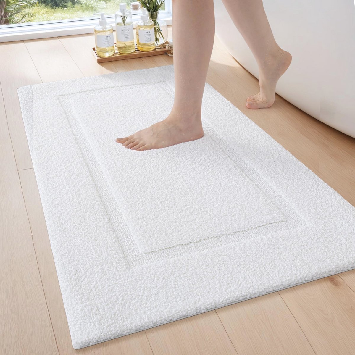 Absorberende Antislip Badmat 60 x 90 cm - Machinewasbaar en Zacht