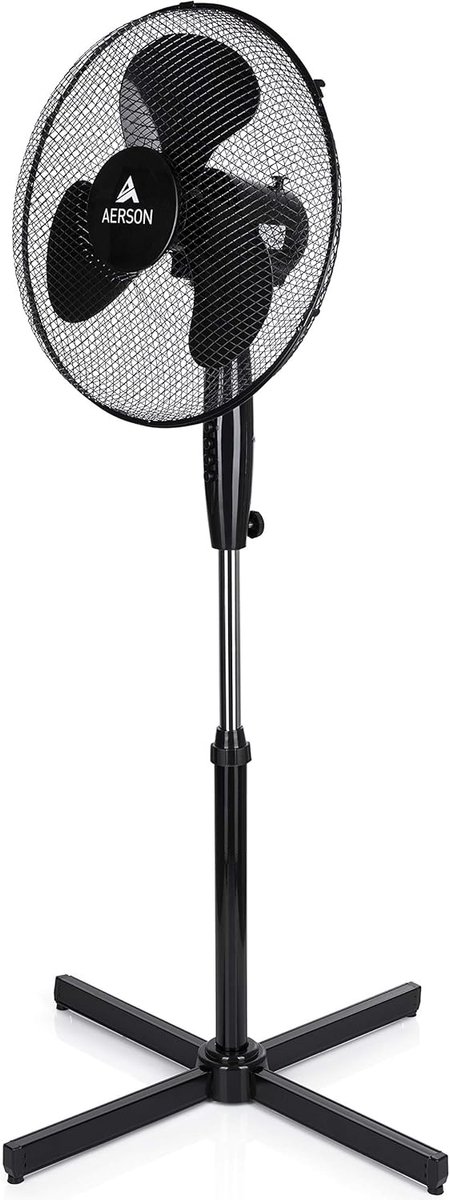 Staande ventilator 40 cm met oscillatiefunctie en 3 snelheden