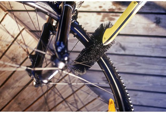 Kärcher Velgenwasborstel - Past op K 2 t/m K 7 - Velgen - Spaken - Geschikt voor alle type (motor)fietsen en auto's - Hoge kwaliteit borstelharen