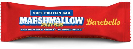 Barebells Soft Bars Eiwitreep - Protein Bars - Marshmellow Rocky Road Proteine Repen - 12 repen (660 gram) — afbeelding 3
