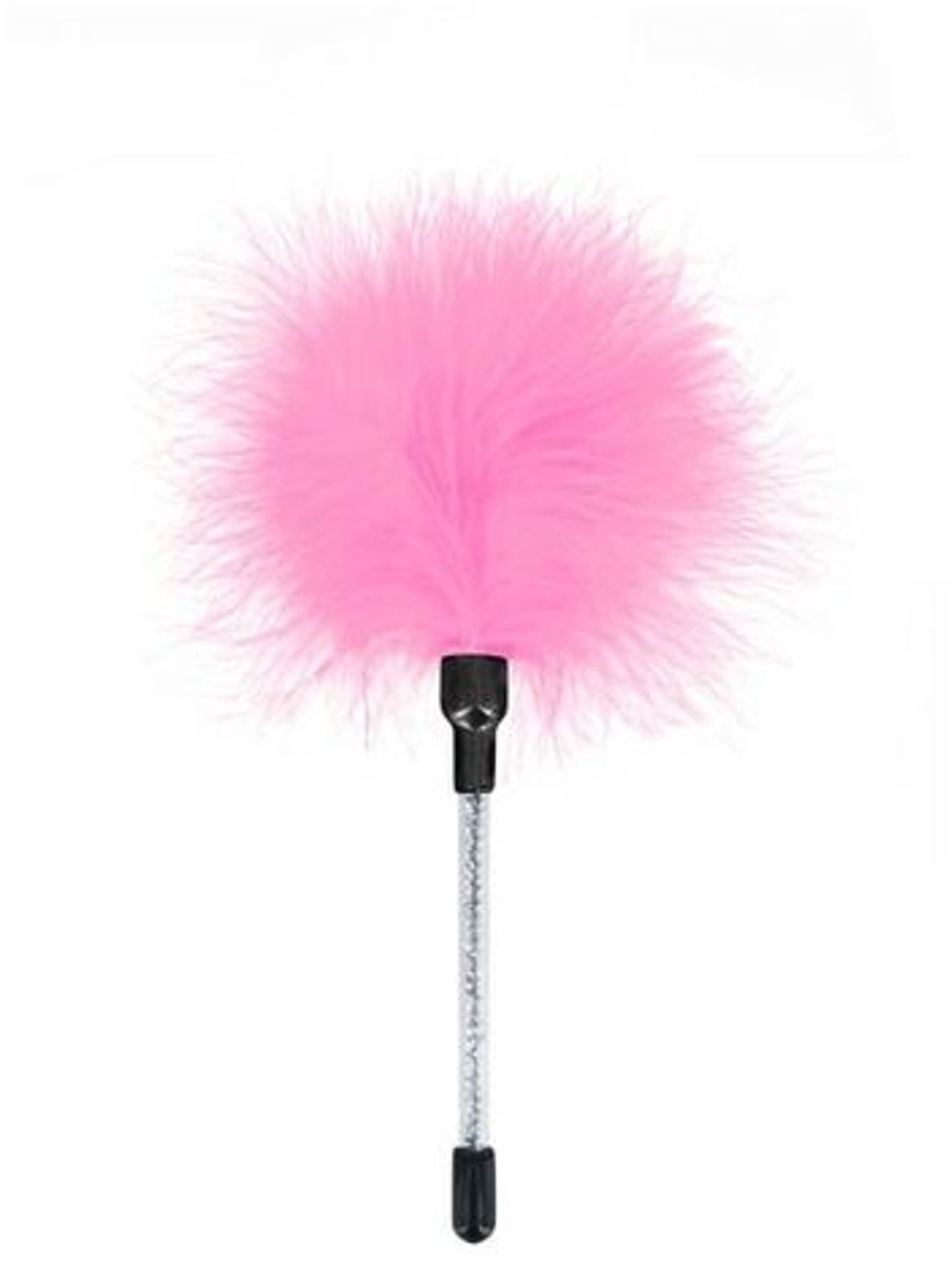 Goedkoopste Sweet Caress - Streelplumeau roze veertjes