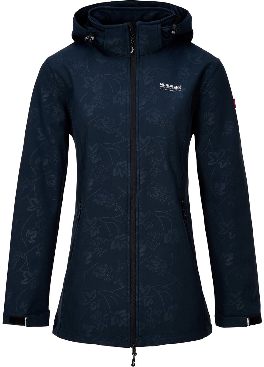 Nordberg Leaf Softshell Outdoorjas Dames Blauw