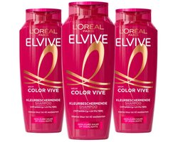 Elvive L'Oréal - Color Vive Shampoo - 3 x 250 ml