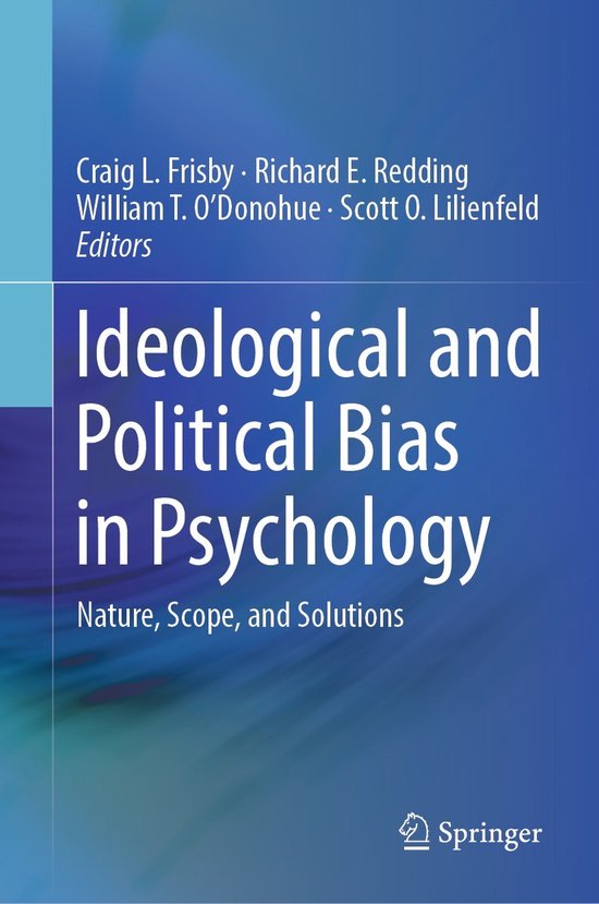 Ideological and Political Bias in Psychology - cover
