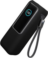 kwmobile Siliconen powerbank hoes voor Anker Power Bank 25000mAh (A1695H11) case - battery case - Powerbank beschermhoes in zwart