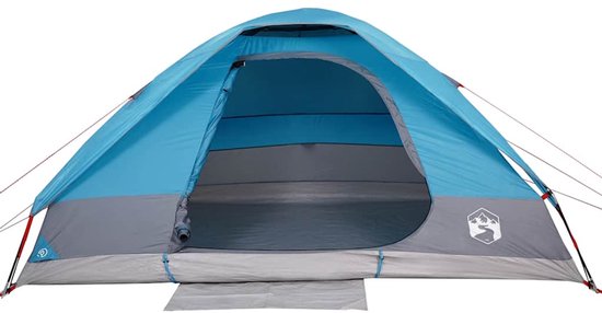 vidaXL Koepeltent 6-persoons waterdicht blauw Kampeerten - Tent - Koepeltent - Familietent - Buitentent van Vidaxl — afbeelding 4