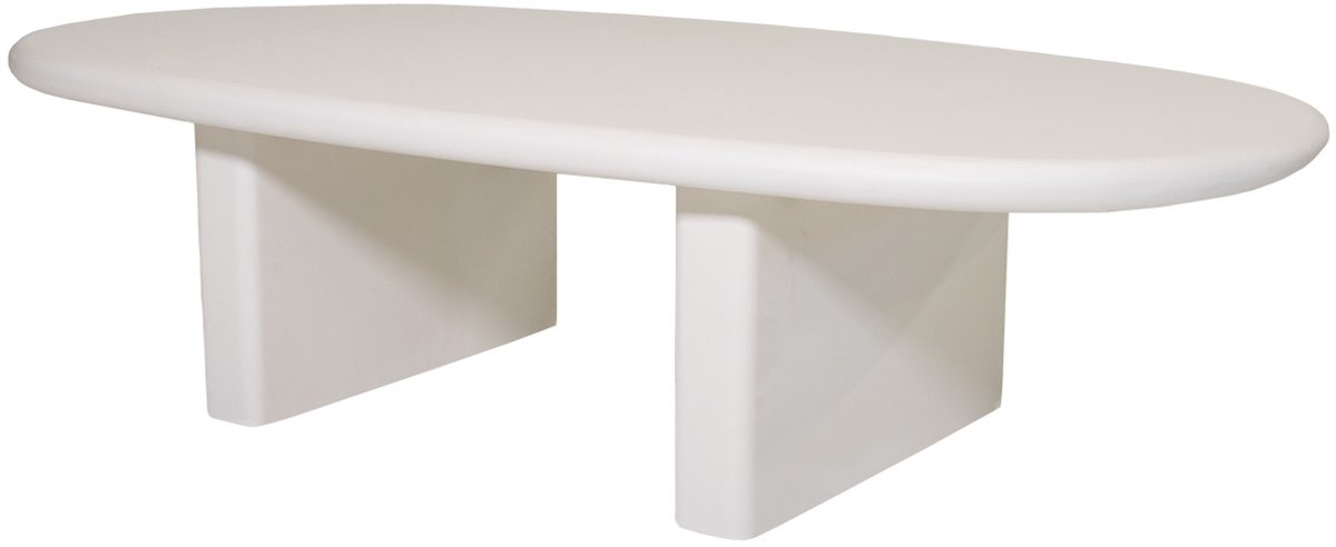 Giga Meubel Salontafel Gin - Deens Ovaal - MDF - 130x65cm