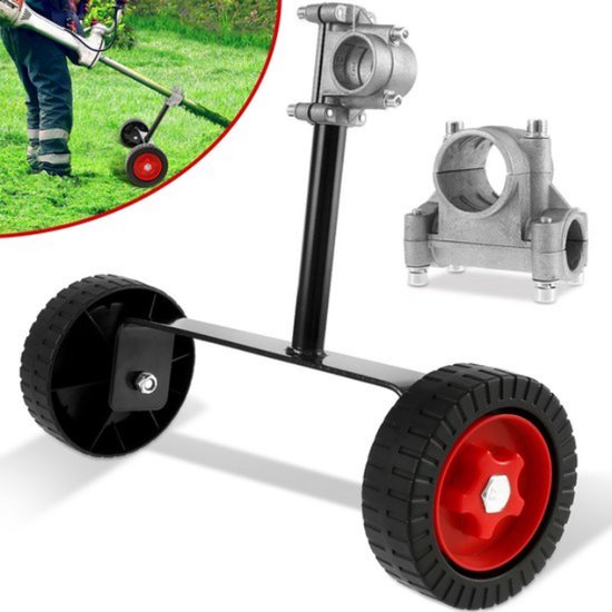 PIXMY - TGT500W - Grastrimmer - Bosmaaier - Grasmaaier - Op Wielen - Draadloos Met 2x Accu