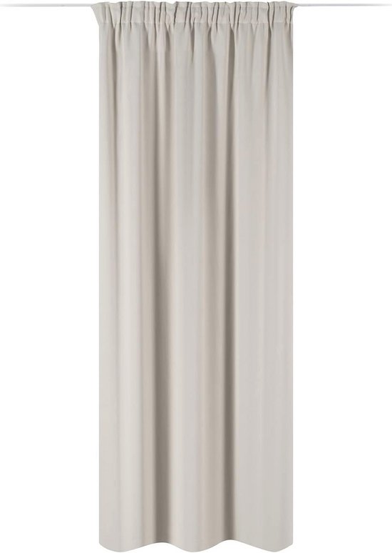 Plooiband 30 m x 2,5 cm met 60 gordijnhaken voor het maken van