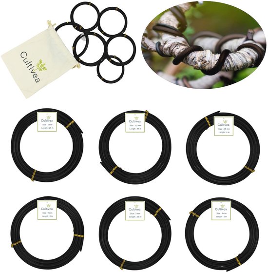 Bonsai-Draht Aluminium-Kupfer 6,0 Mm – 500 G, 6 M, Für Bonsai-Gestaltung