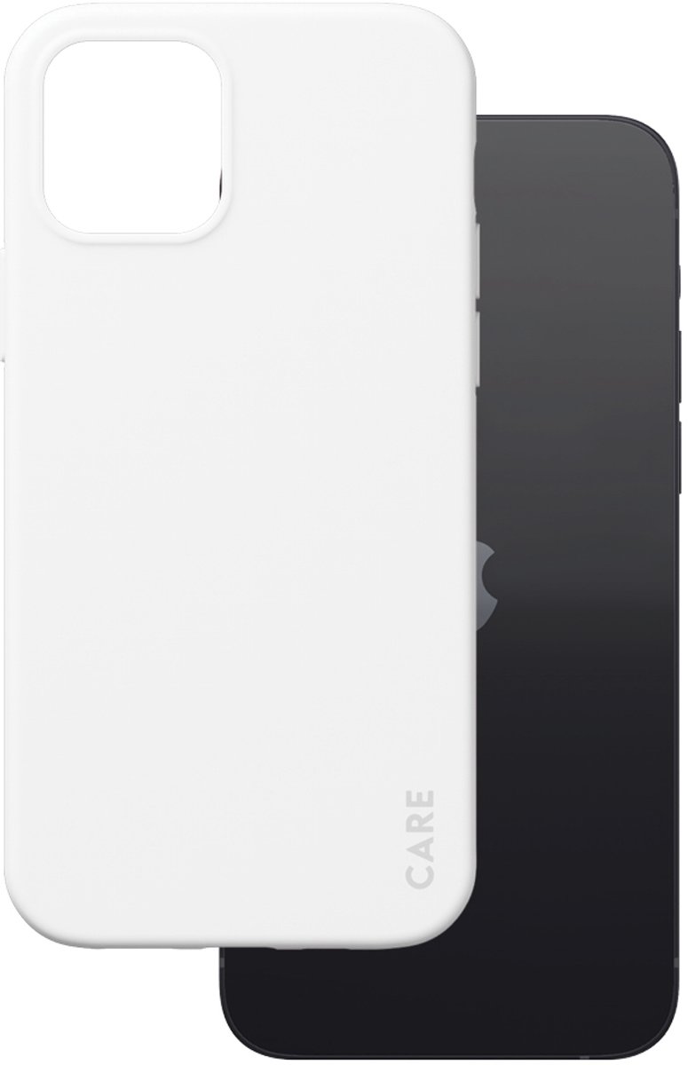 PanzerGlass CARE™ by ® Case White Orchid iPhone 12 mobiele telefoon behuizingen Hoes Wit