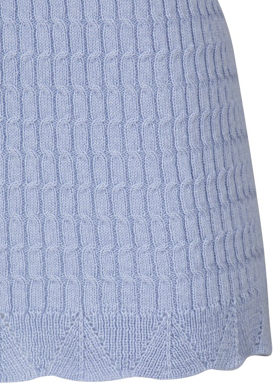Felix Hardy Tricot T-shirts de 3 débardeurs d'été pour femme Beige-Bleu ciel-Bleu marine - S