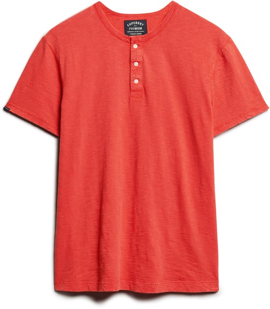 T-shirt à manches courtes Superdry Grandad Oranje L Homme