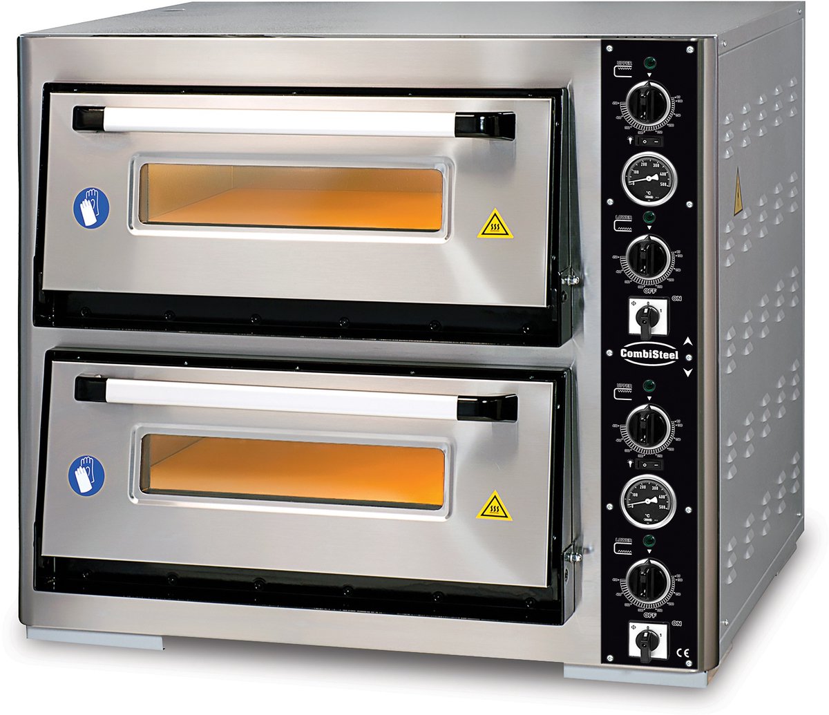 ELEK. PIZZAOVEN DUBBEL 2 X 6 - 7491.1035