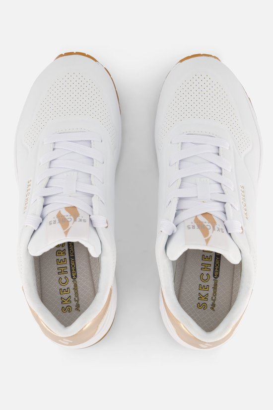 Skechers Uno - Gouden Air - Dames Sneakers - Wit
