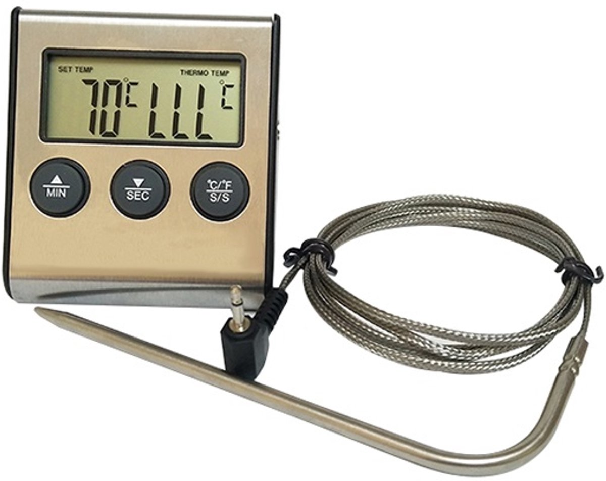 Kern Thermometer Met Timer - CombiSteel 7521.0035