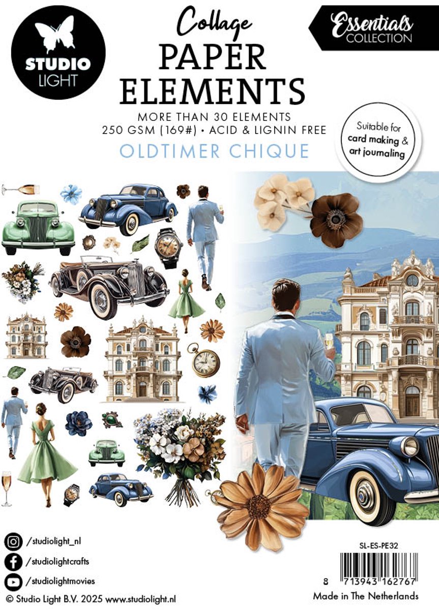 Paper elements oldtimer chique - Essentials nr. 32