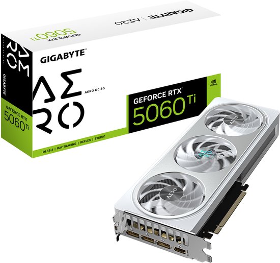 GIGABYTE GeForce RTX 5060 Ti AERO OC 8G NVIDIA 8 GB GDDR7