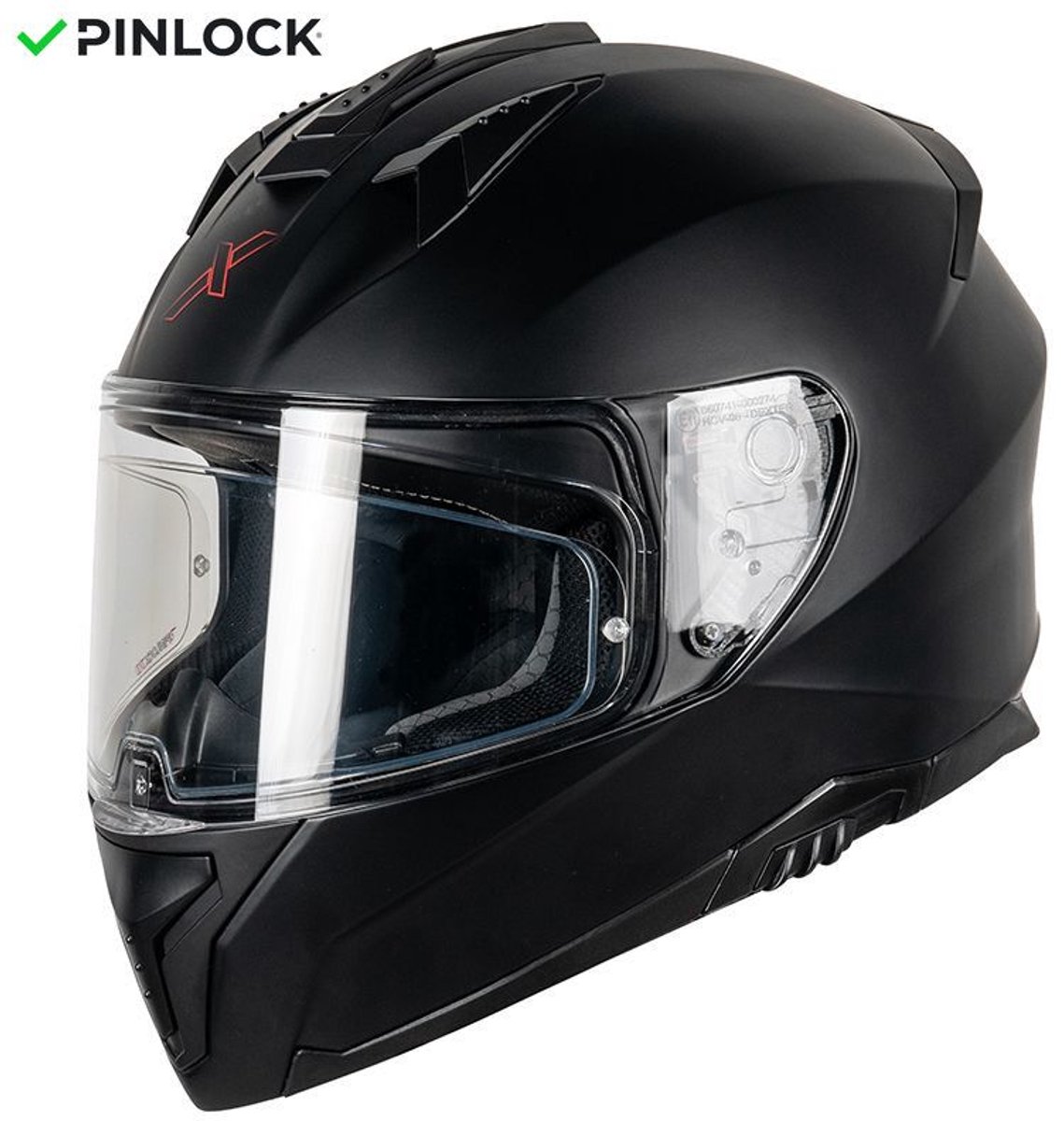 Motor Integraal Helm ELEVEN 22.06 Zwarte mat S van MOTOBLOUZ