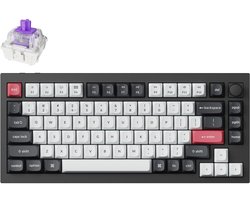 Keychron Q1 HE toetsenbord Nebula magnetic switch USB + RF Wireless + Bluetooth