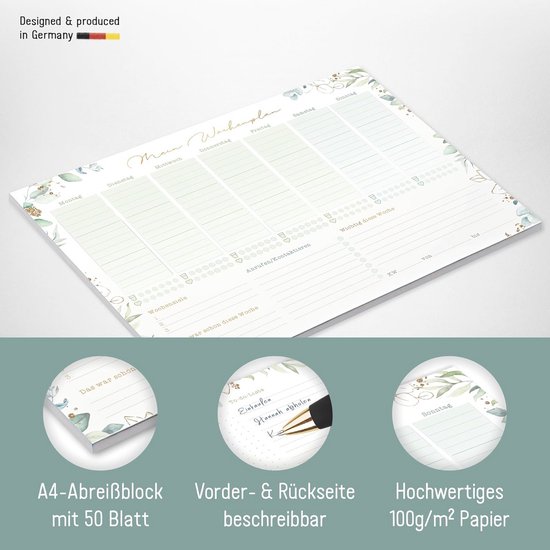 Weekplanner familie - Creatieve tante Paula