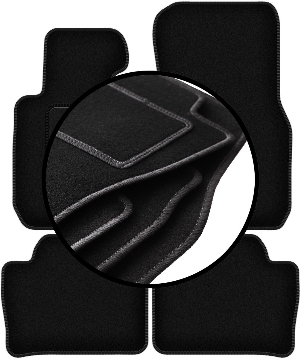Complete set veloursmatten voor: BMW 3 F30 sedan xDrive (2012-2019)