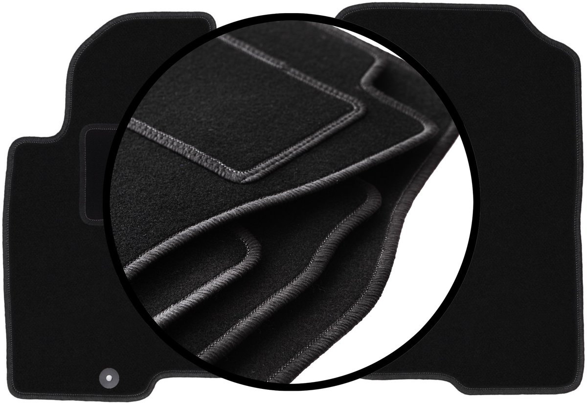 Complete set veloursmatten voor: Nissan Pathfinder R51 SUV (2005-)