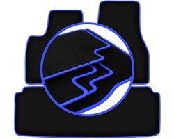 CARLUX-BLUE automatten voor: Tesla Model S II sedan (2016-)