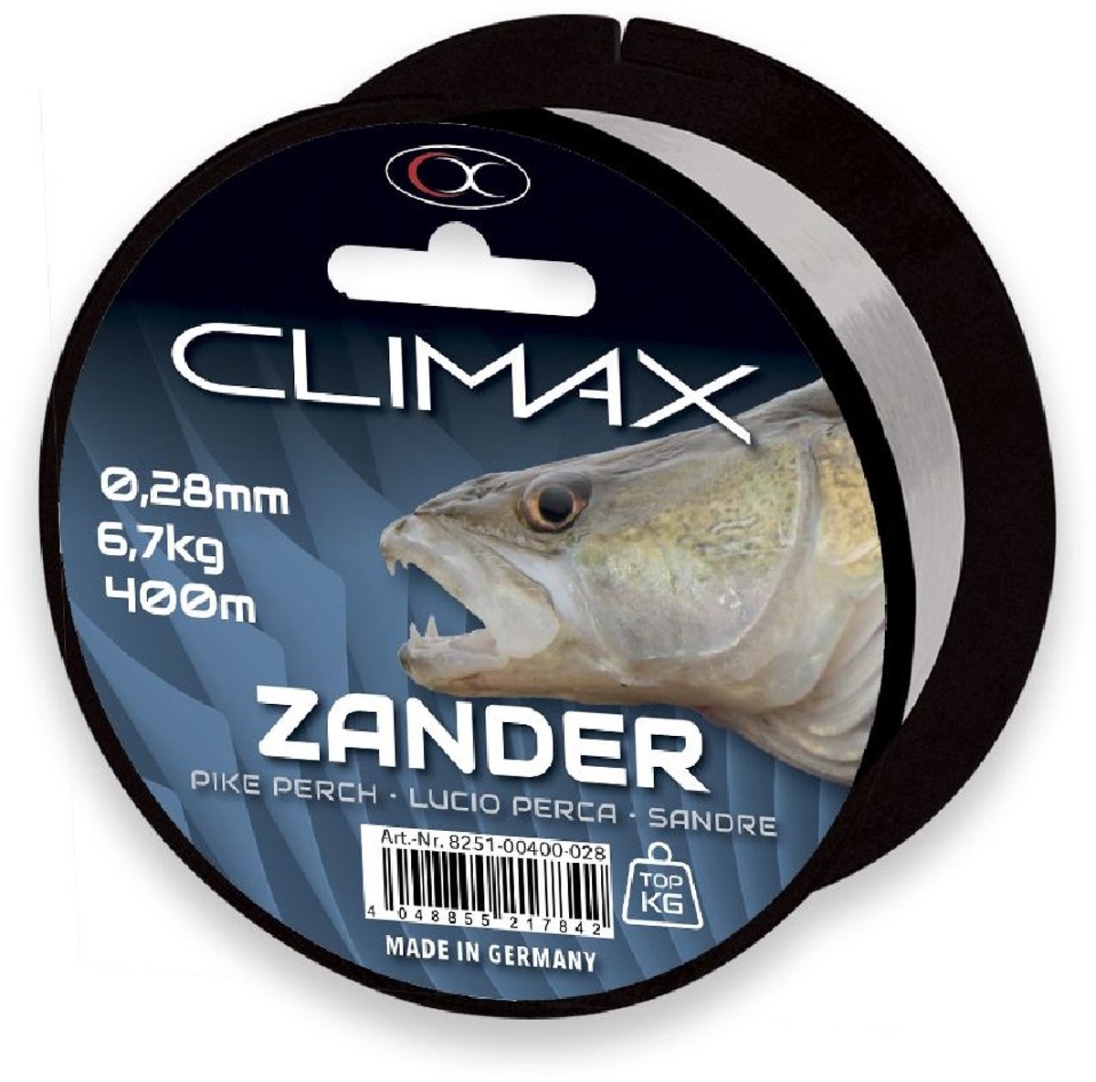 Climax Zander Light Green 450m 0,24mm