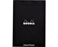 Dot Pad Rhodia No.18 - A4 - 80 pagina's - Zwarte Kaft