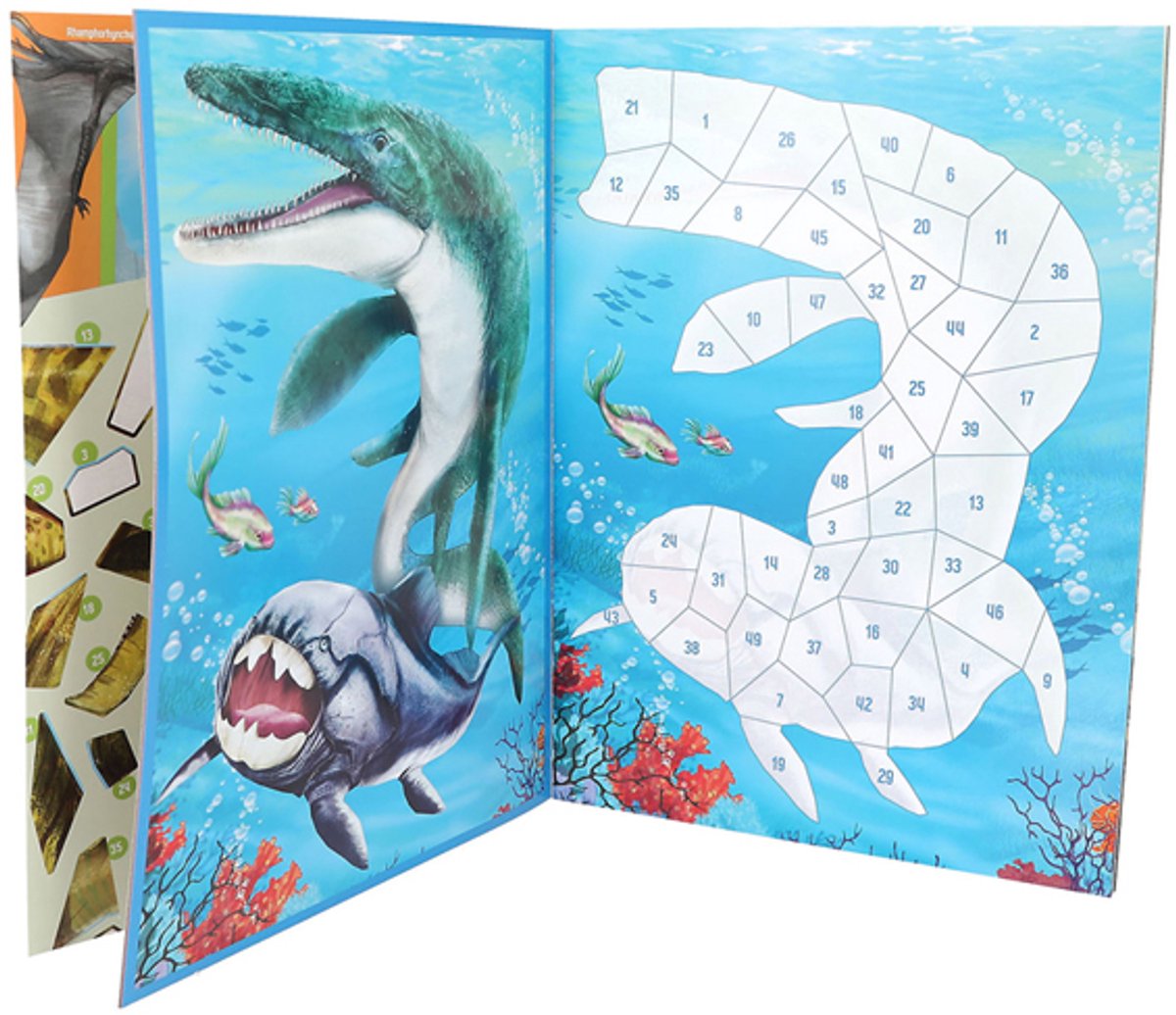 Depesche - Dino World Nummer Stickers stickerboek — afbeelding 3