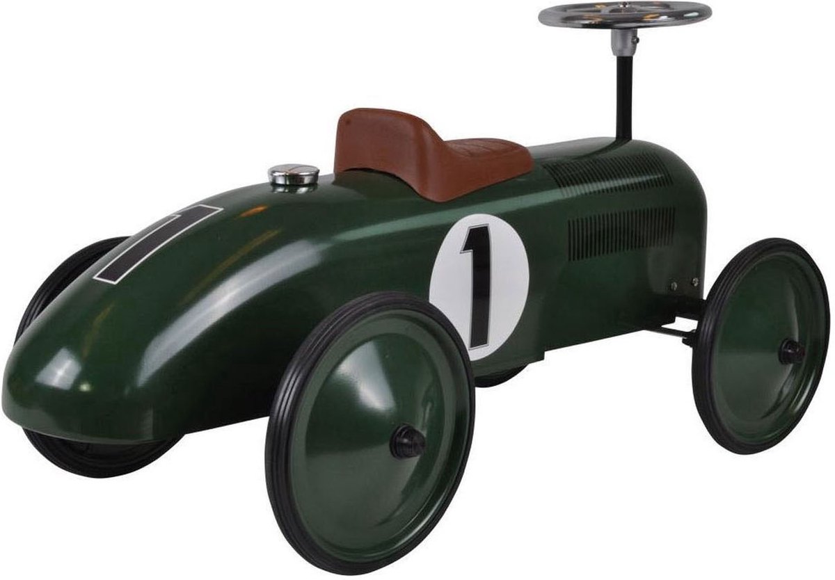 Goki Retro Loopauto Groen